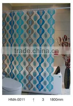 PVC Waterproof Plastic Shower Curtain Designs photo-2