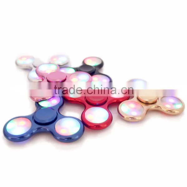 China Wholesaler LED Hand Spinner Fidget Hand Toy Spinner With LED Light photo-2
