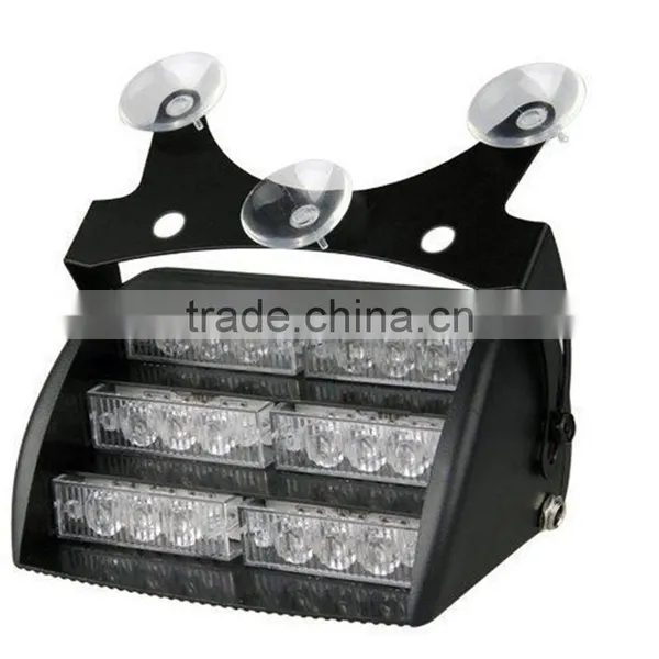 2016 New Bars 12V 18 LED Emergency Vehicle Car Windshield Strobe Light photo-3