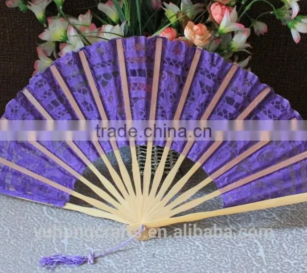 Handmade Lace Wedding Fan for Bridal photo-2