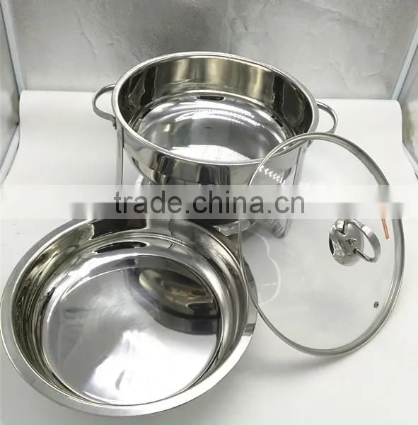 6L Popular Round Stackable Stainless Steel Buffet Chafing Dish photo-2