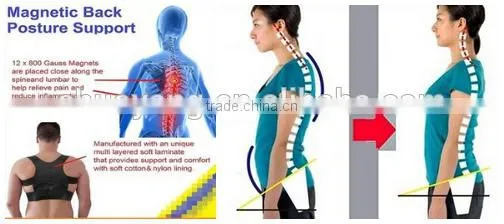 2017 Hot SellingMagnetic Orthopedic Back Posture Support Brace, High Quality Posture Corrector photo-3