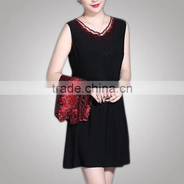 Fancy Design Hot Selling Good Quality Plus Size Mother Of The Bride Dress With Jacket Chinese Clothing Manufacturer photo-2
