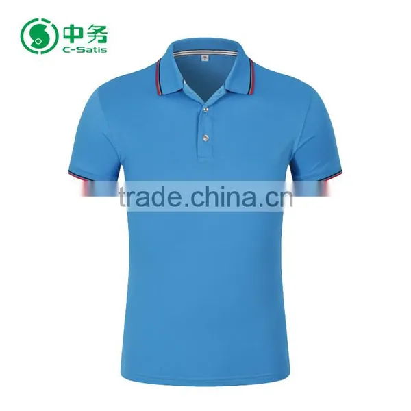 2017 New Fashion Customized Logo Dry Fit Breathable Blank Golf Polo Shirts for Men photo-5