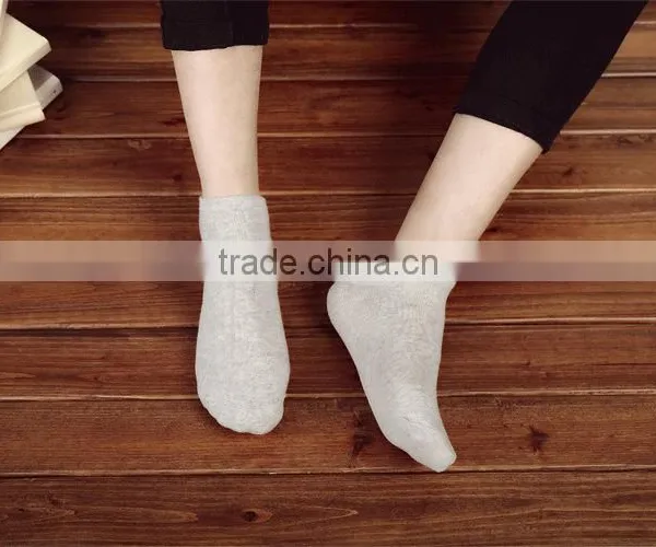 Spring Summer Men Cotton Ankle Socks for Men's Business Casual Solid Colors Short Socks Male Sock Slippers photo-5