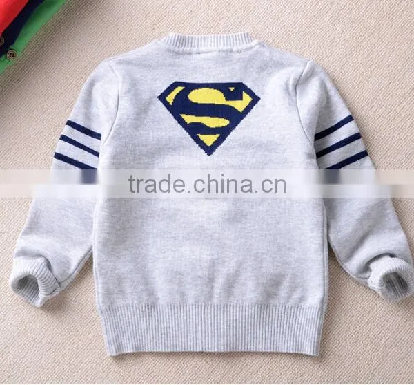 New 2016 Hot Autumn Children Sweater Boys Knitting Cotton Sweater Cardigans photo-3
