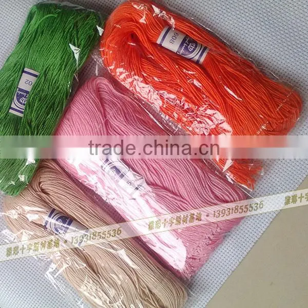 Cross Stitch Thread Good Material Manufacturer 100 Meters per Bag photo-6
