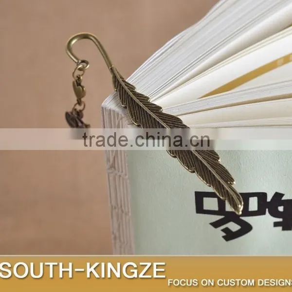 Interesting Unique Shape and Pattern Bronze Creative Metal Bookmark Classmate Gift photo-5