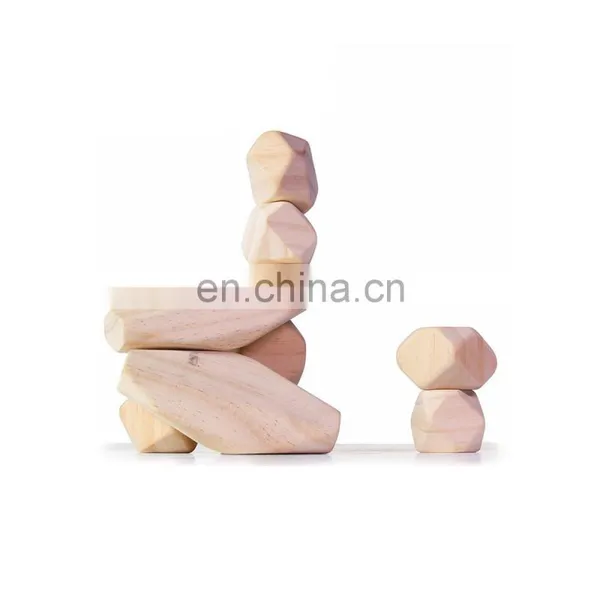 Best Selling Solid Wooden Montessori Educational Toys Blocks With High Quality photo-4