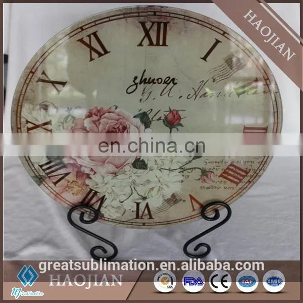 Sulimation Blank Glass Clock in Wall Clock photo-2