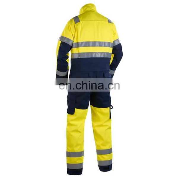 100%Cotton FR Reflective Protective Coverall for Mining Worker photo-4