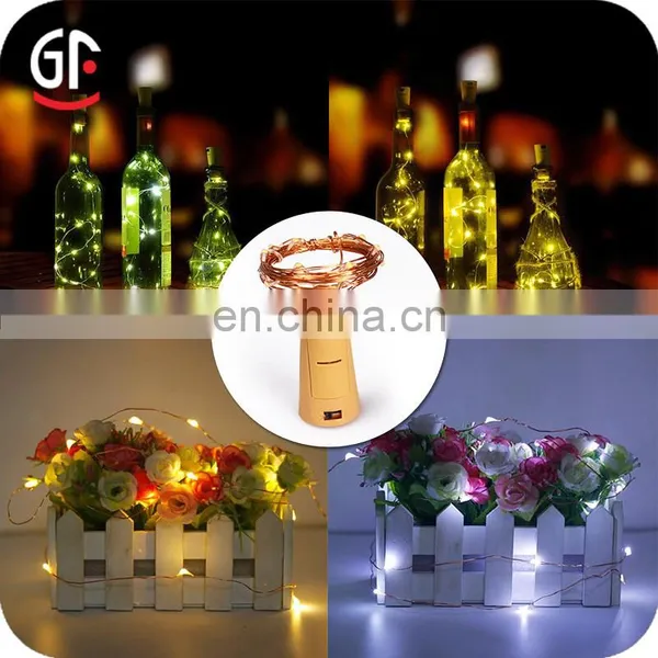 Bottle Stopper Design 20 LEDs Copper String Light Diy Craft Bottle Jar Decoration photo-5