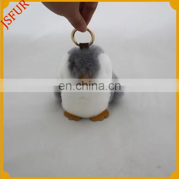 Rex Rabbit Made Accessory Penguin Shape Keychain Custom photo-2