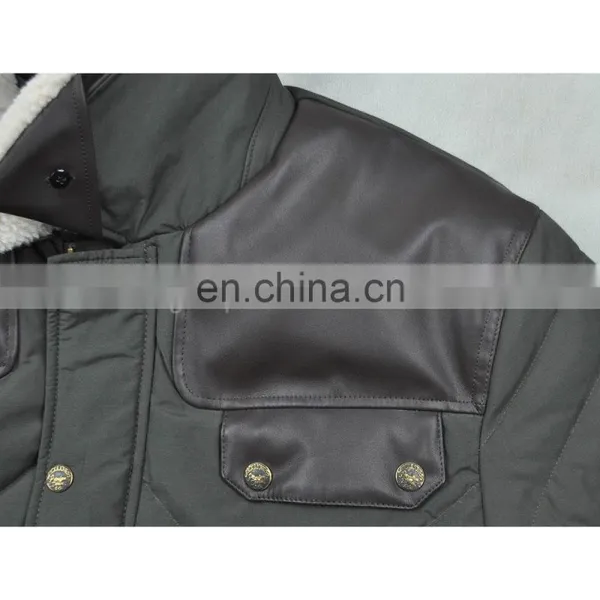 2017 Latest European Design With Fur Collar Down Jacket Men photo-5