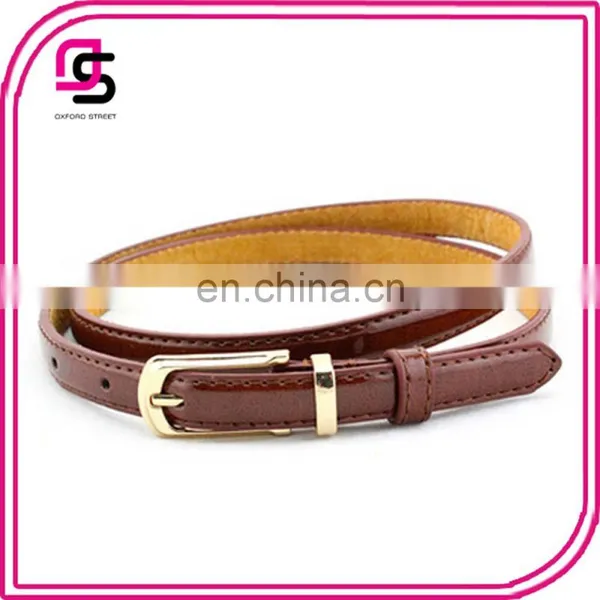 Factory Wholesale Woman Ladies Fashion Thin Belt With Pin Buckle