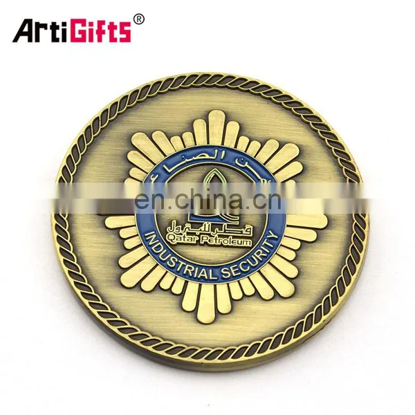 Customize Cheap Lovely Wedding Names of Gold Antiqu Brass Blank Coins photo-6