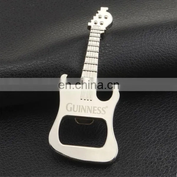 Promotional Top Sale New Arrival Guitar Bottle Opener Metal Keychain photo-4