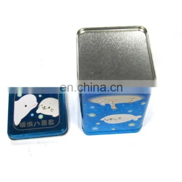 3D Emboss Lid Square Tin Box photo-3