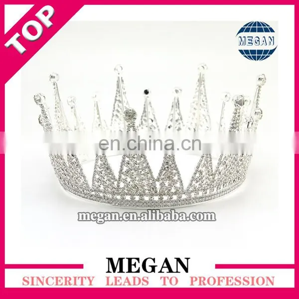 Hair Accessories Ladies Rhinestone Princess Crown Bridal Crystal Tiara Crown photo-6