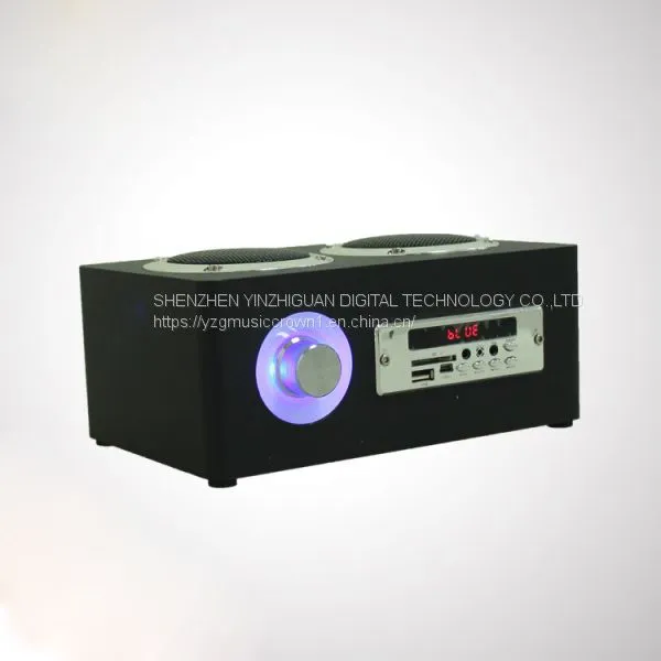 New Private Model Wooden Bluetooth Subwoofer Speaker Box Phone, Computer, Radio, Plug and Headset Speaker Manufacturer Customized photo-5