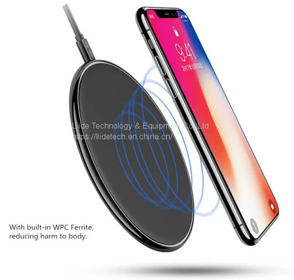 IPhone LG Samsung Lenovo Smart Cell Phone Mobile Phone Round Bluetooth Wireless Quick Charger photo-4