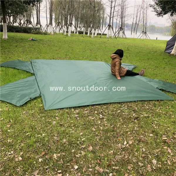 Outdoor Camp House Multi-functional Camping Tarp Portable Waterproof Tear Resistance Rainfly Flysheet photo-5