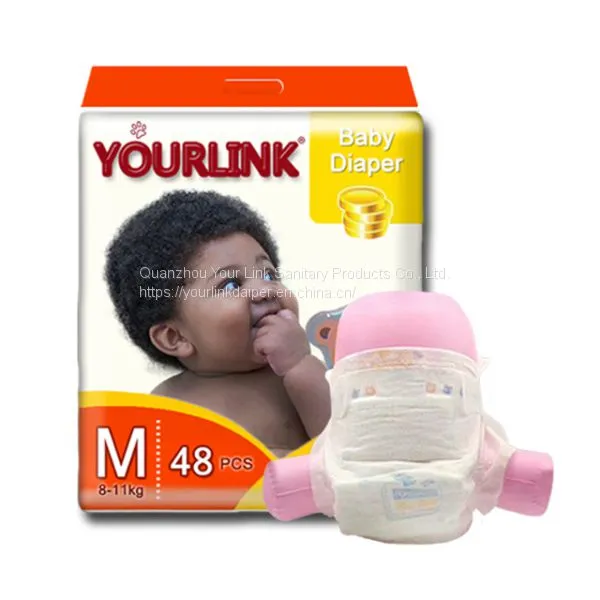 Hot Selling Baby Diaper Disposable Super Soft Material With Wetness Indicator