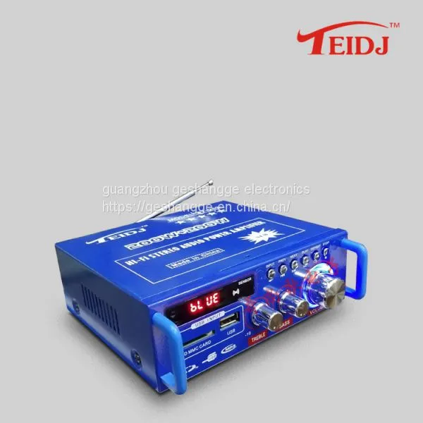 Whole Sale Small Power Amplifier USB SD FM Radio Power Stereo Car Amplifier Audio Home Amplifier Amplifier With Bluetooth Bt-253 Amplifier photo-3