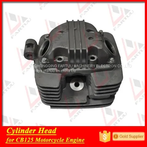 dt125 motorcycle 4 valve engine cylinder head