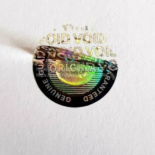 Printing Custom Hologram Sticker Holographic Security Label