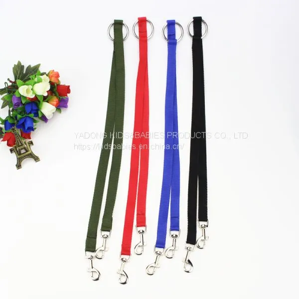 Nylon Double-headed Pet Leash, 1.5cm Double-head Hook Dog Supplies A8 photo-3