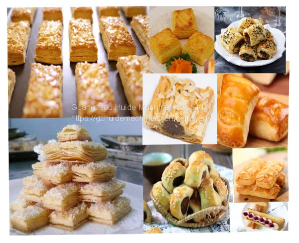Commercial High-productivity Short Bread Pastry Reversible Puff Processing Machine Dough Sheeter Snack Extruder Making Machine photo-3