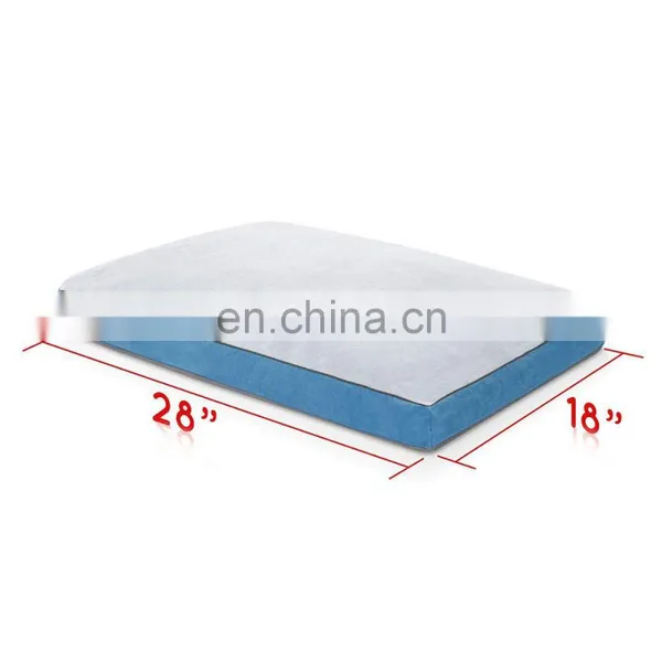 Memory Foam Dog Bed With Removable Washable Cover Soft Velvet Fabric Ped Bed Mattress photo-6