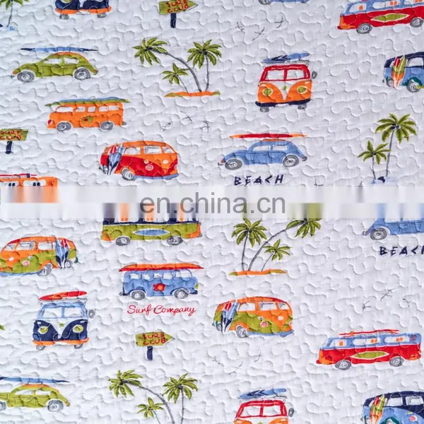 Reversible Kids Quilt Set King Size Lightweight Bedspread Printed Bed Cover All Season Coverlet Bed Set photo-5