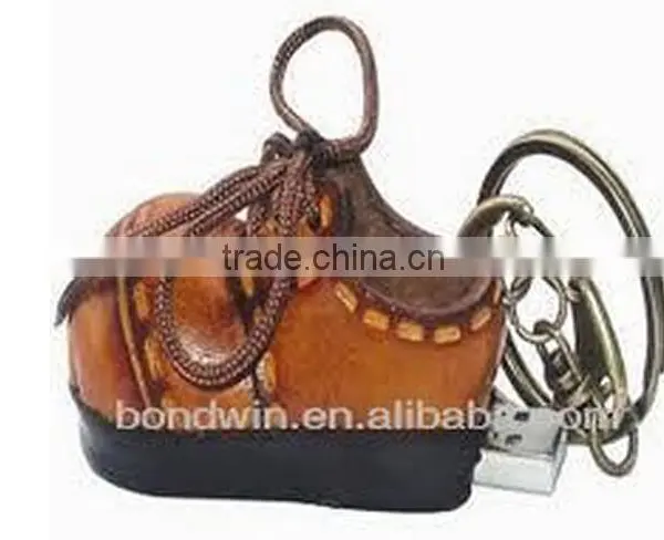 Shoes Leather 16MB-32GB Usb Flash Drive/usb Flash Memory photo-2