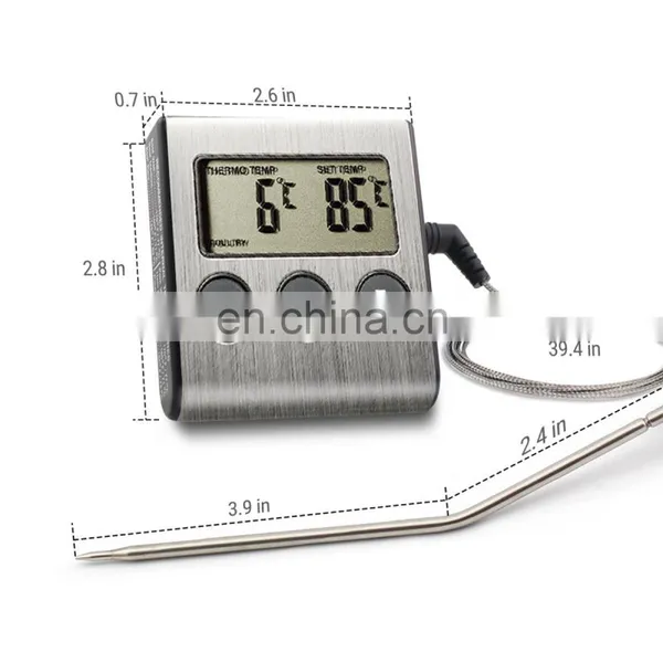 Wireless Smart Remote Digital Cooking Food Meat Thermometer for Grilling Oven Kitchen Smoker BBQ Grill Thermometer With Probe photo-6