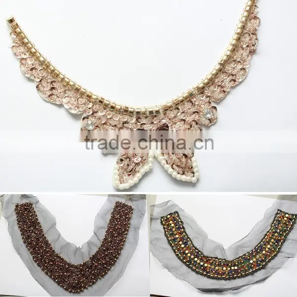 0629L China Supplier Crystal Rhinestone Patches for Collar,Wholesale Hot Fix Crystal Rhinestone Patches photo-3
