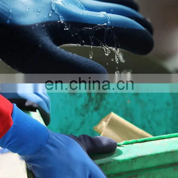 Double Latex Coating Waterproof Ice Fishing Gloves For Cold Weather photo-4