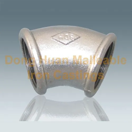120 Elbow 45° 45° Elbow Wholesale Black Malleable Pipe Fittings Malleable Iron Pipe Fittings Suppliers