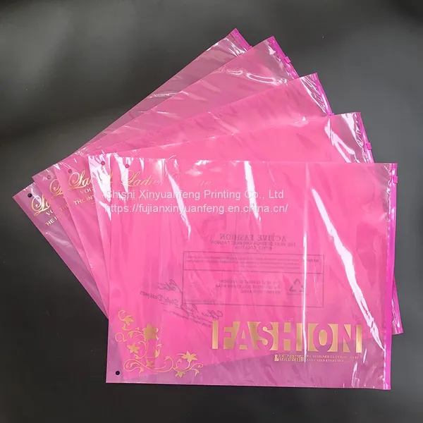 Cpe Pe Packaging Plastic Bag With Zipper Manufacturer