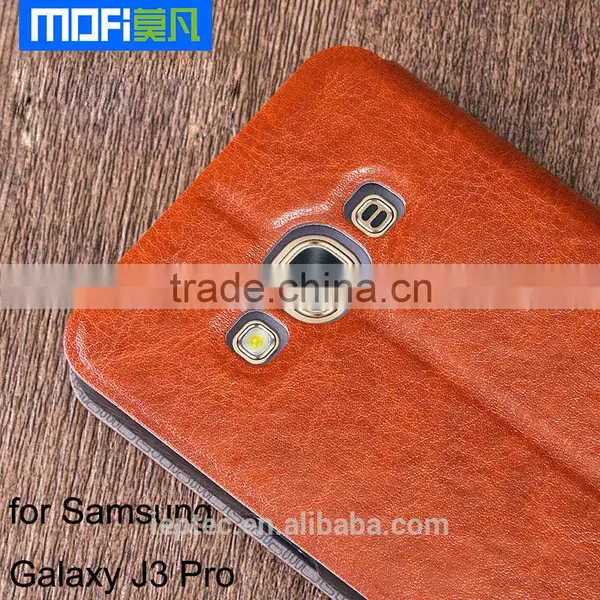 MOFi Original Housing for Samsung Galaxy J3 Pro J3119 J3110, Celulares Coque Flip PU Leather Back Cover for Samsung J3 Pro photo-2