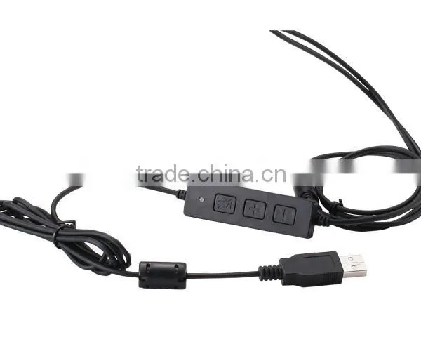 Factory OEM Service Corded Call Center Usb Headset photo-6
