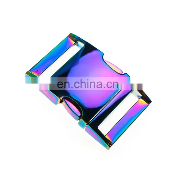 Wholesale Metal And Plastic Quick Side Release Metal Buckle With Lock 38Mm Adjust Belt Buckle For Dog Collar photo-3