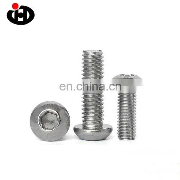 Stainless Steel 304 Hexagon Socket Round Button Pan Head Screws Support Customization photo-4