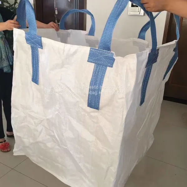 U-Type 100% PP Bulk Bag Woven Ventilated FIBC Bags Custom Firewood Firewood Mesh Packing Net Bag Wholesale photo-3