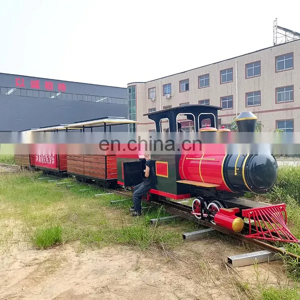 China Manufacturer Luxury Outdoor Railway Amusement Park Steam Train for Sale photo-5