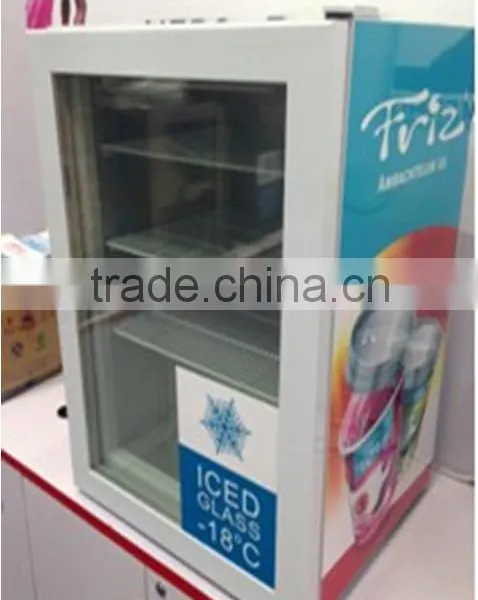 21L~105L Glass Door Upright Freezer With CE CB photo-3