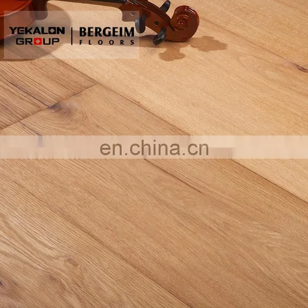 Oak White Oiled Brushed Solid Wood Flooring photo-4