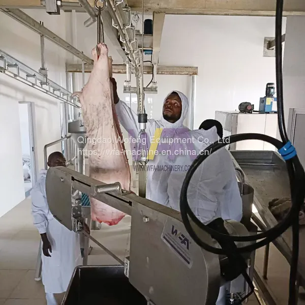 WFA Best service abattoir machine sow meat processing machinery pork slaughter machine for pig slaughterhouse equipment