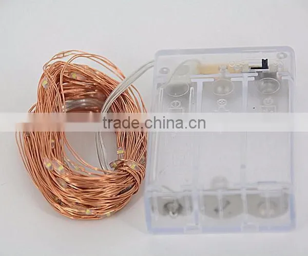 4.5V 3*A Battery Powered Micro Led Copper Wire Led String Lights photo-5